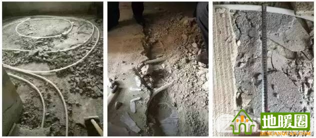 低價(jià)地暖到底有多可怕？掀開地板給你看！ 